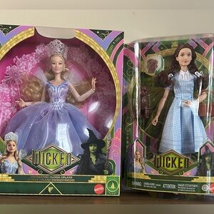 Mattel Wicked For Good (2025) Glinda and Dorothy Dolls NIB💙